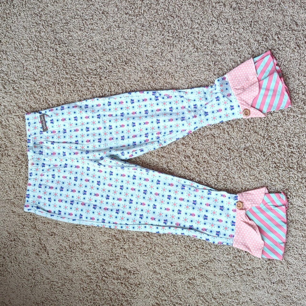 Matilda Jane Capri length leggings, size 8 girls